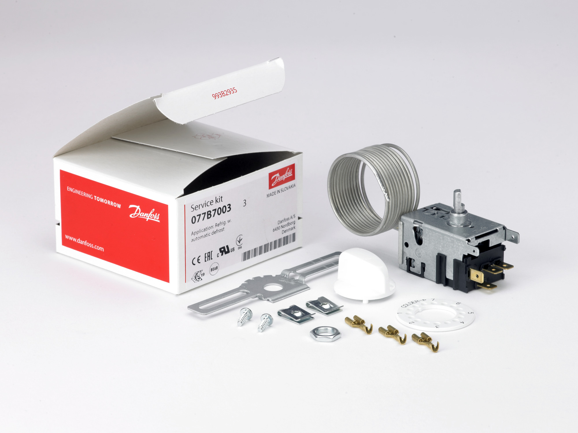 Danfoss Сервисные термостаты бытового и торгового применения 077B SERVICE THERMOSTAT NO. 8 077B7008  - Вид №7