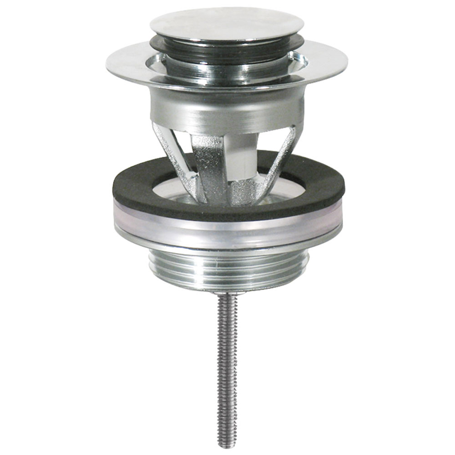 Простой и быстрый сливной клапан для умывальника Click-clack-162840 TRES Drain