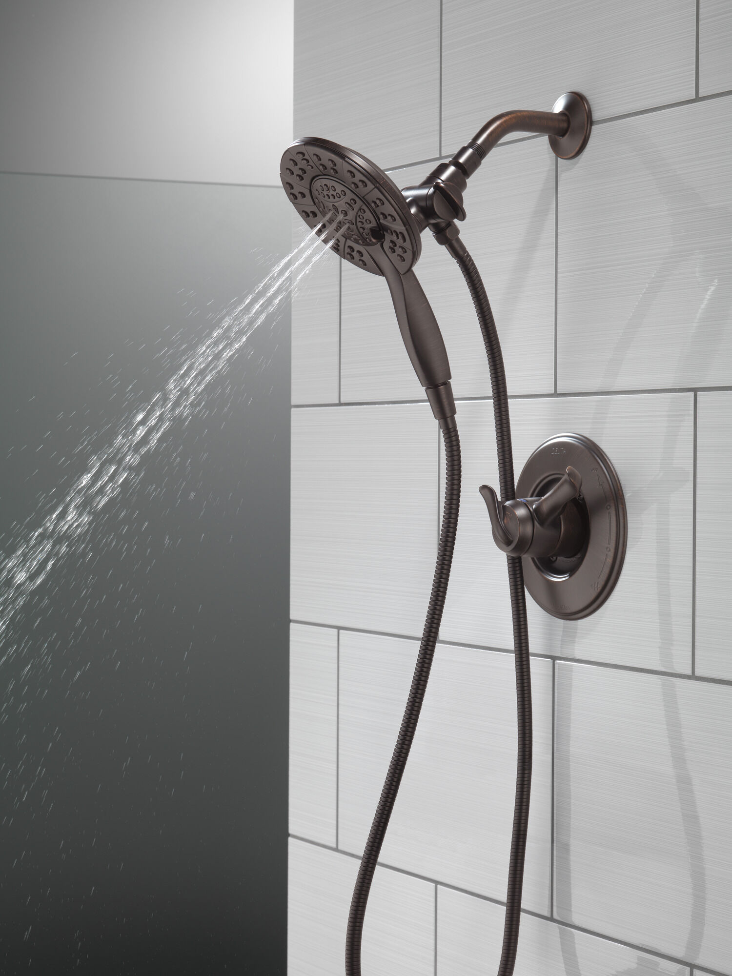 58499-RB In2ition HSSH 1,75 галлона в минуту, 4 настройки Delta Faucet Universal Showering Венецианская бронза  - Вид №11