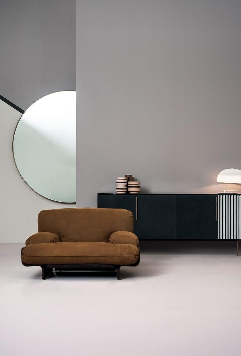 BAXTER Кожаное кресло с подлокотниками Bardot sun-id-1493291 - Вид №1