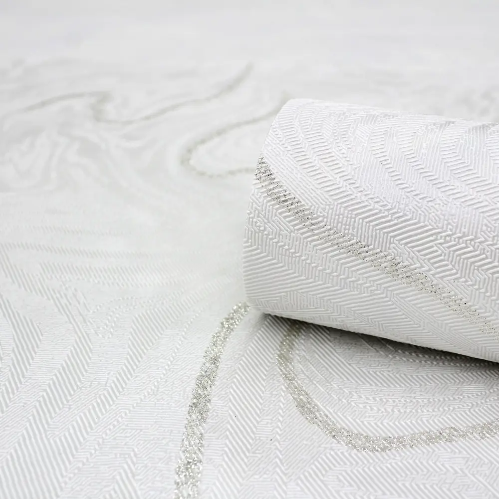 Santreyd Erismann Lena - Флизелиновые обои белого цвета для стильного интерьера 89372640 STLM-1368430 - Вид №2