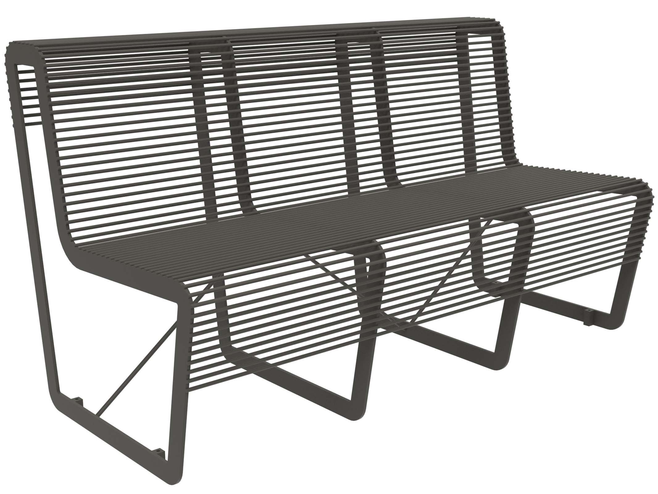 Оцинкованная стальная скамья со спинкой Lazzari Light ARCH-00099033 - Вид №34