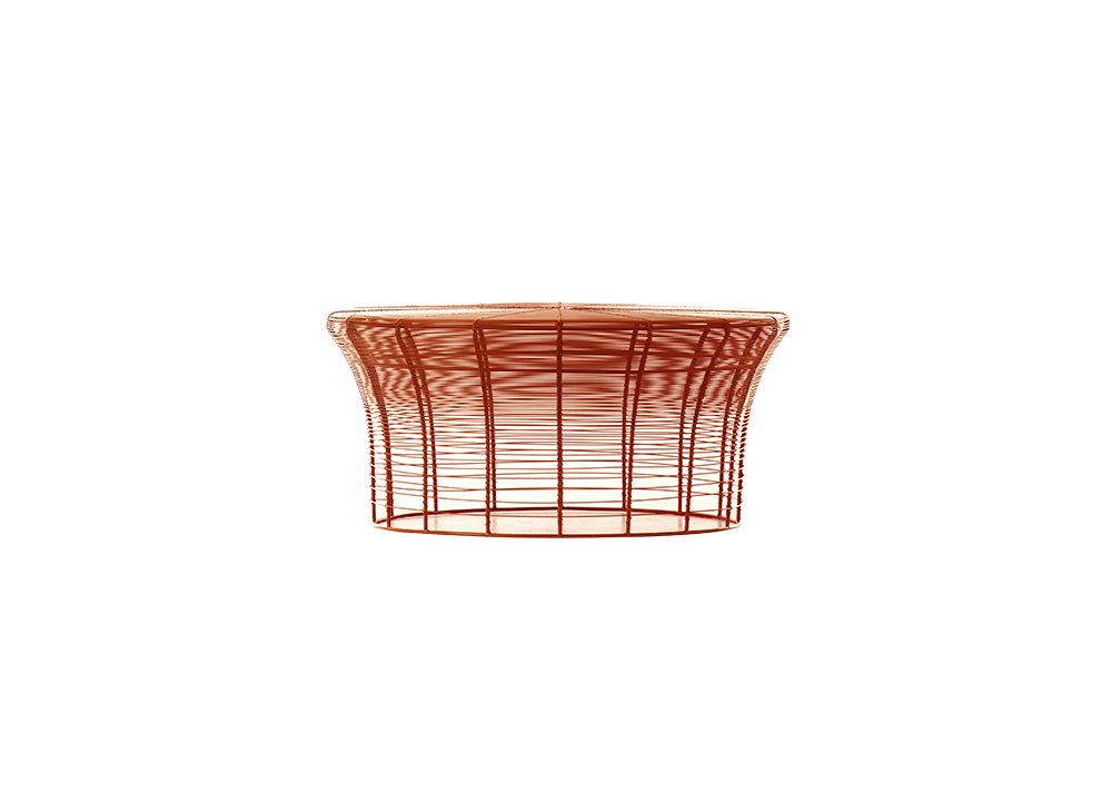 100601 Столик низкий Red Orange GAN Aram