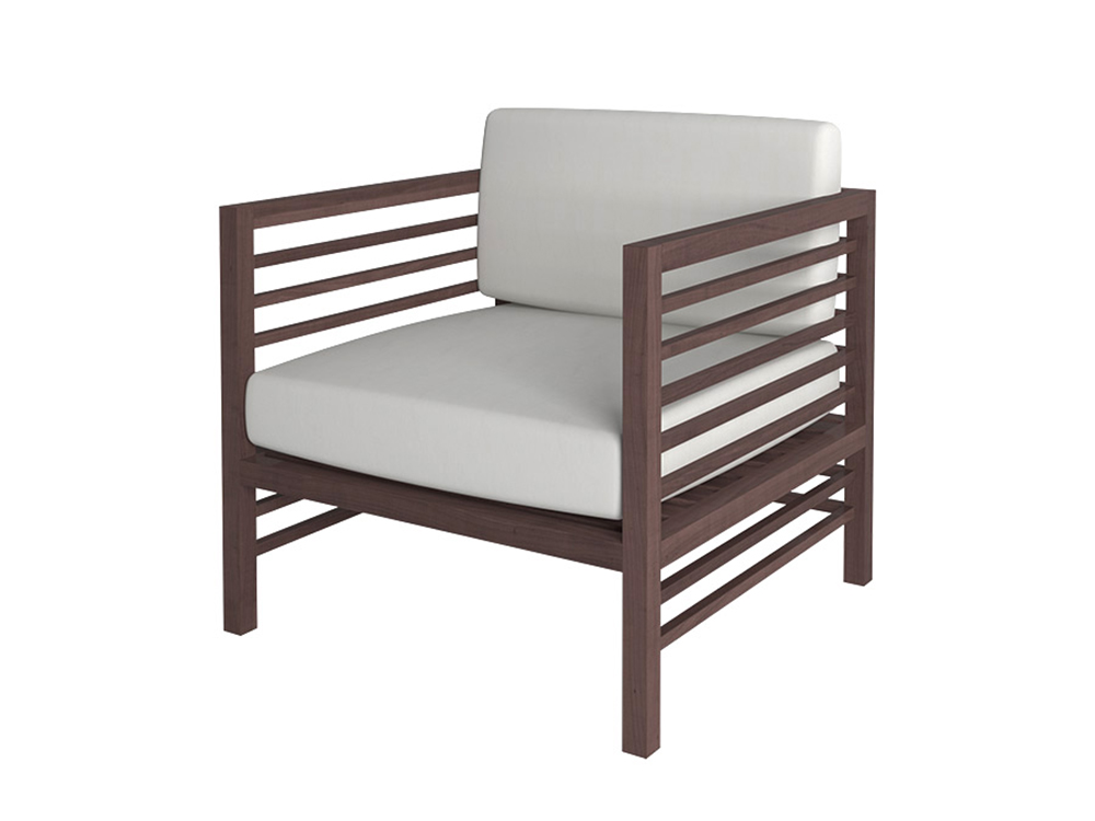 Уличное кресло Tenerife FURNITERA  120377 Белый;коричневый  - Вид №1