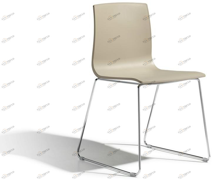 SCAB DESIGN Штабелируемый стул на салазках из технополимера Alice sun-id-1385179