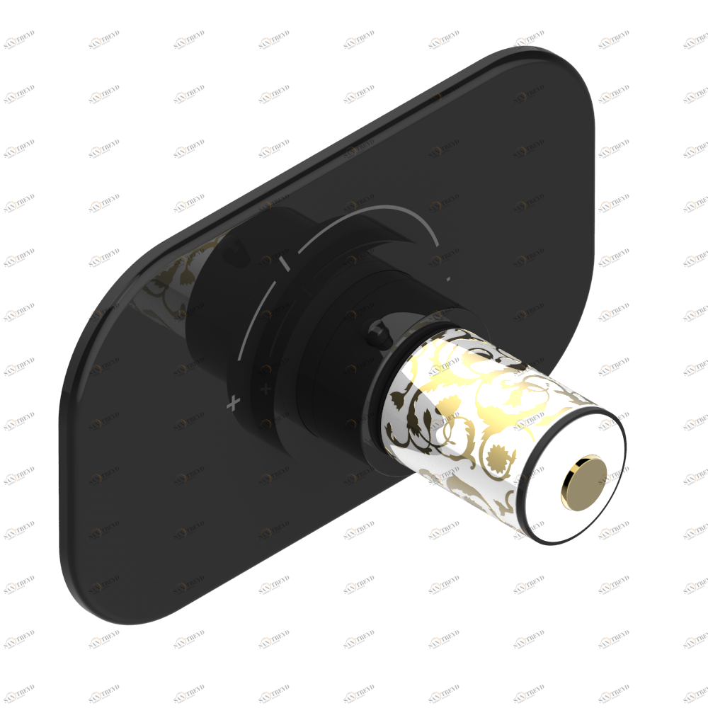 G2N-5100B Ручка регулировки для термостата THG, арт.5100A 1/2" и 5200A 3/4" Thg-paris Froufrou Покрытие PVD бронза G2N 5100B CAT.F