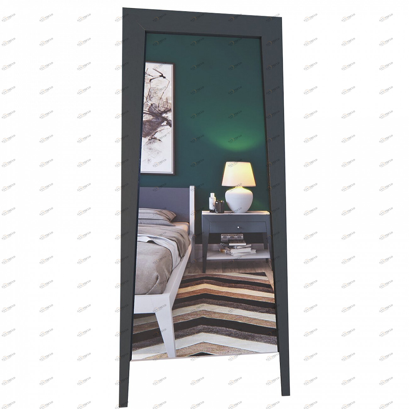 Зеркало напольное в полный рост серое Ego Grey BRAGIN DESIGN ДИЗАЙНЕРСКИЕ 256484 Серый 