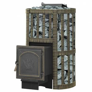 Печь для бани Везувий Ураган Ковка 22 (271) с закрытой каменкой