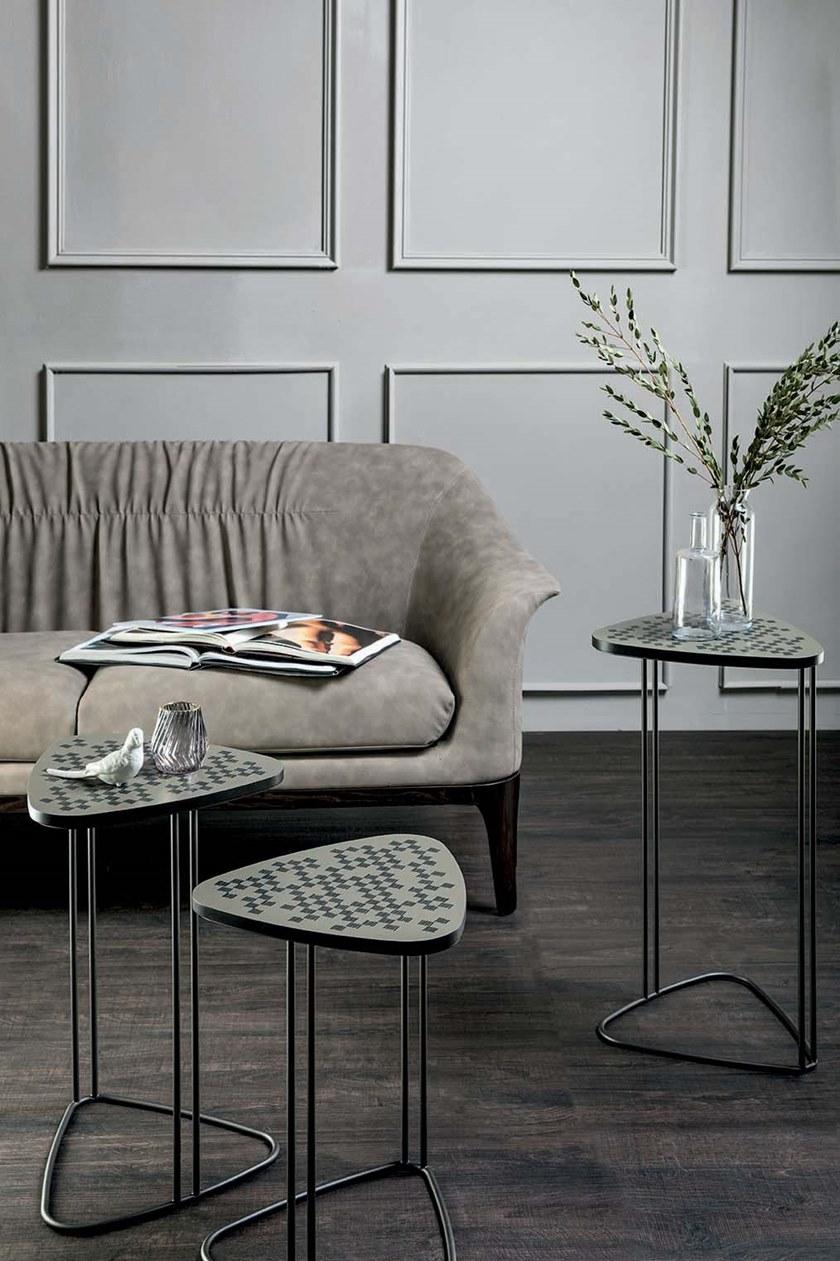 Tonin Casa Стол журнальный высокий треугольный из мдф  T6236  - Вид №4