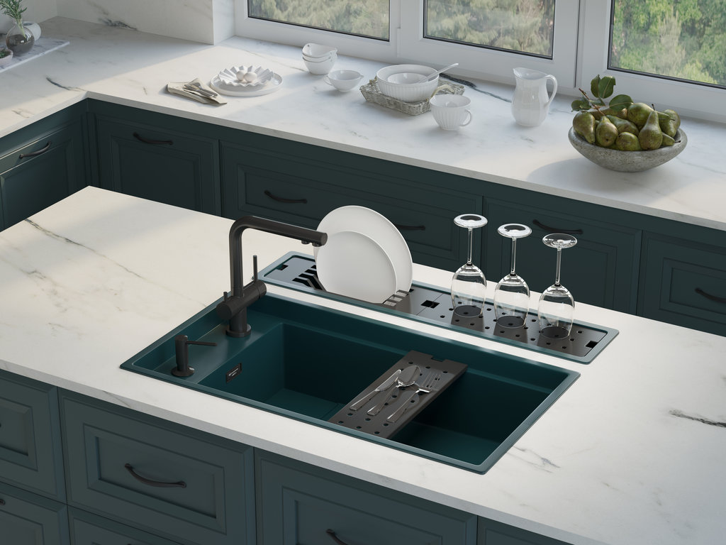 Кухонная мойка Kinaru Pro 86-U/I DO OMOIKIRI 4997024 - Вид №1