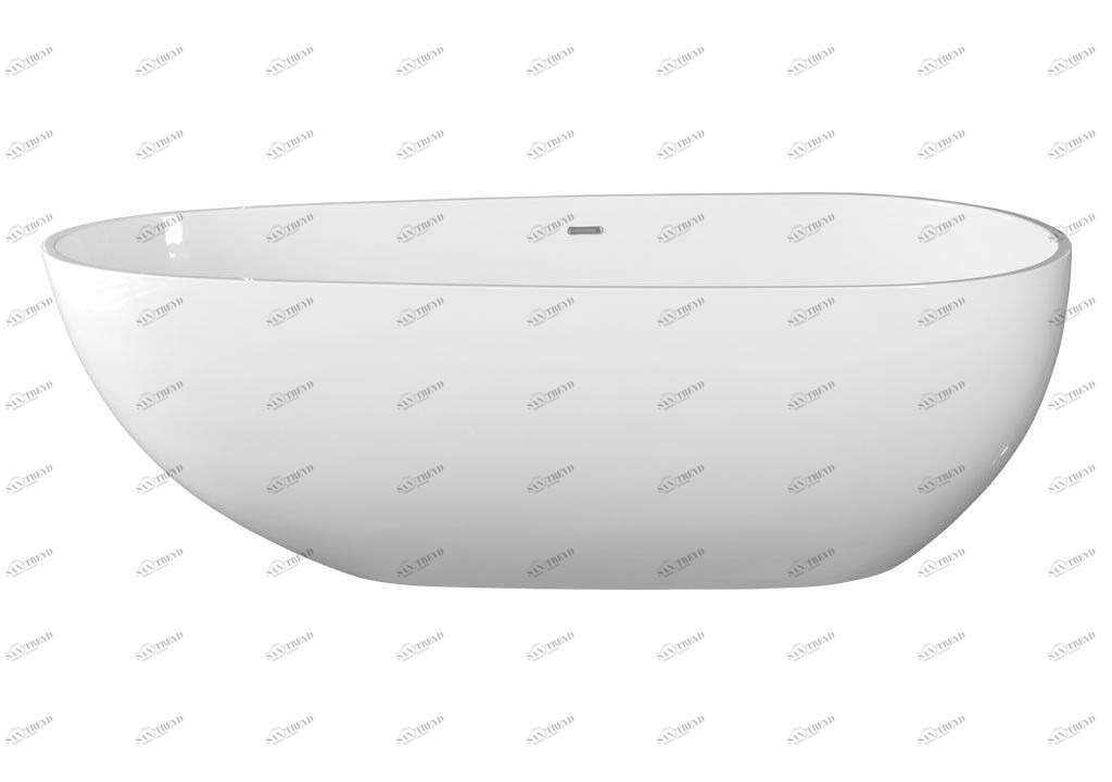 Ванна из искусственного камня Aquanet Miracle TC-S06B 185x83, глянцевая TCS06B