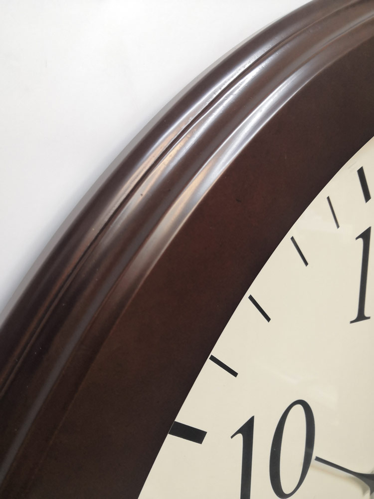 Часы настенные круглые черные большие Dark Walnut SARS ДИЗАЙНЕРСКИЕ 00-3967107 Черный  - Вид №2