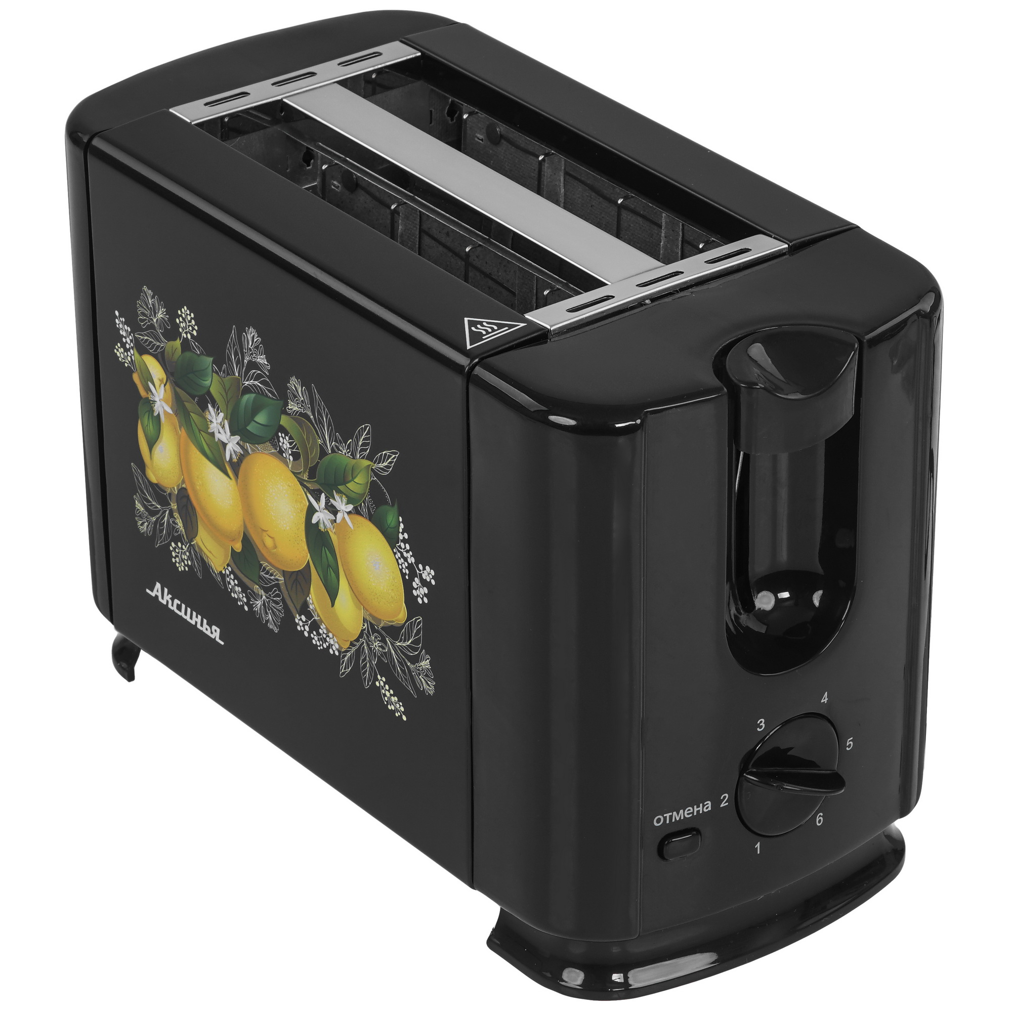 9050491 Тостер Аксинья КС-203 Лимоны черный STDN-0082002