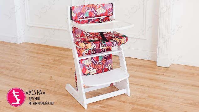 Мягкое основание для стула "Усура Азбука" сиреневое БЕЛЬМАРКО  327346 Розовый Santreyd  - Вид №1