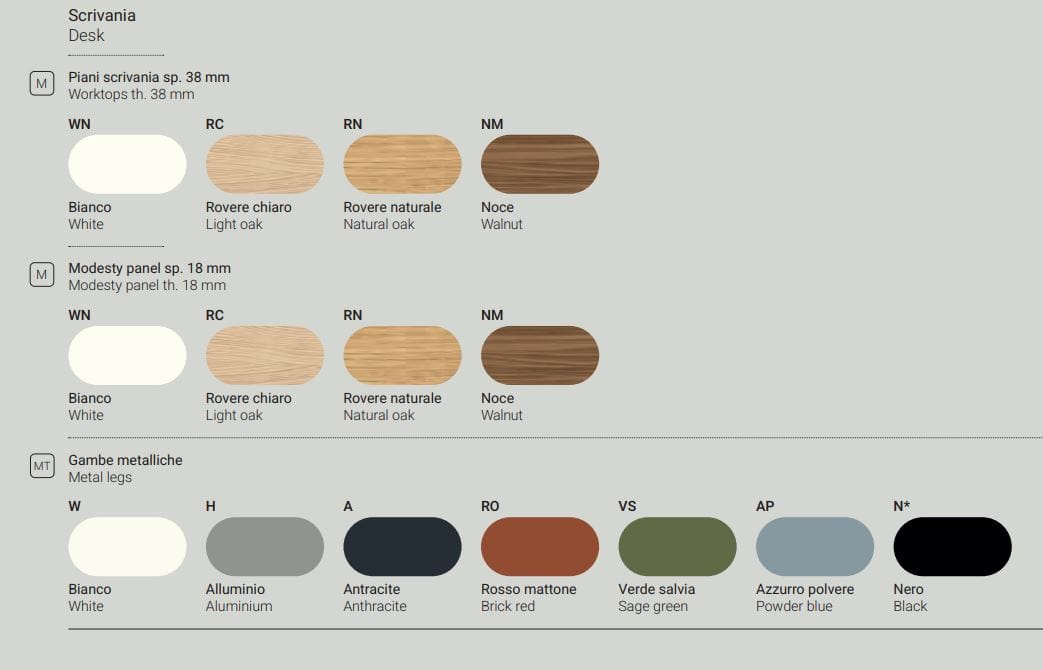 Прямоугольный стол для совещаний из меламина и листового металла DVO Enna ARCH-00035812 - Вид №3