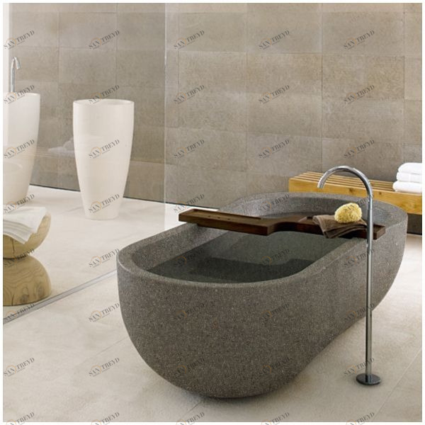 Ванна из камня Basaltina Neutra Design ALONE V15