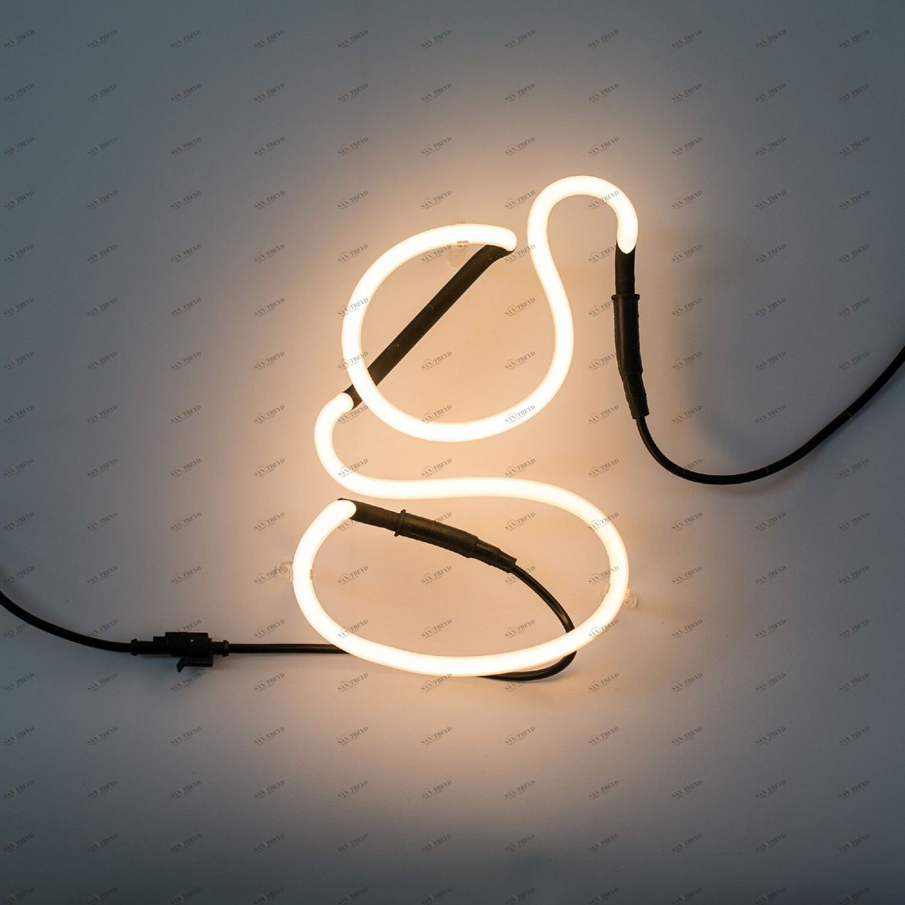 Светильник настенный прозрачный Seletti Neon Art 01422 G SELETTI  00-3882933 Белый 