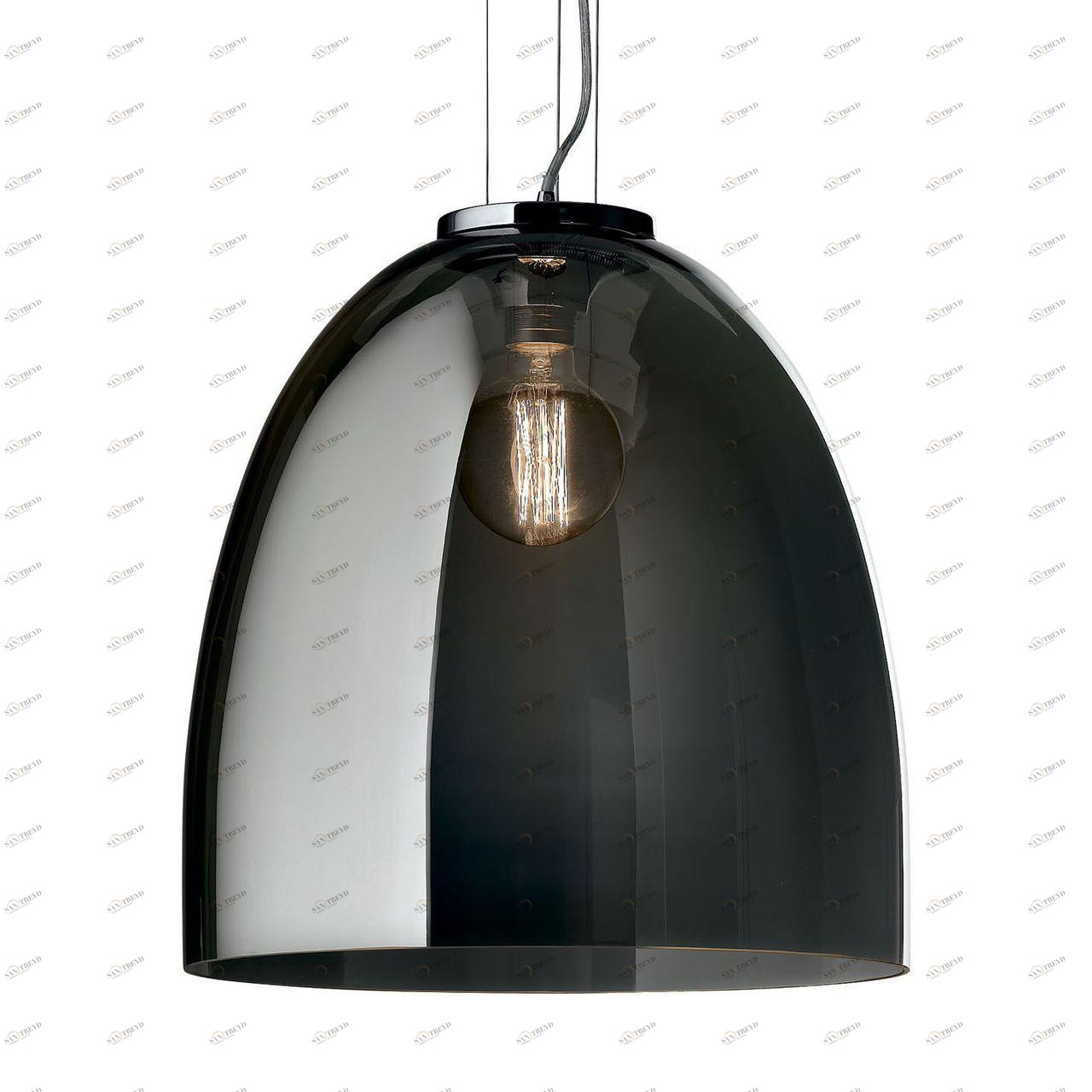 Подвесной светильник Ideal Lux Eva SP1 Big Fume IDEAL LUX ДИЗАЙНЕРСКИЕ, EVA FUME 072636 Серый 
