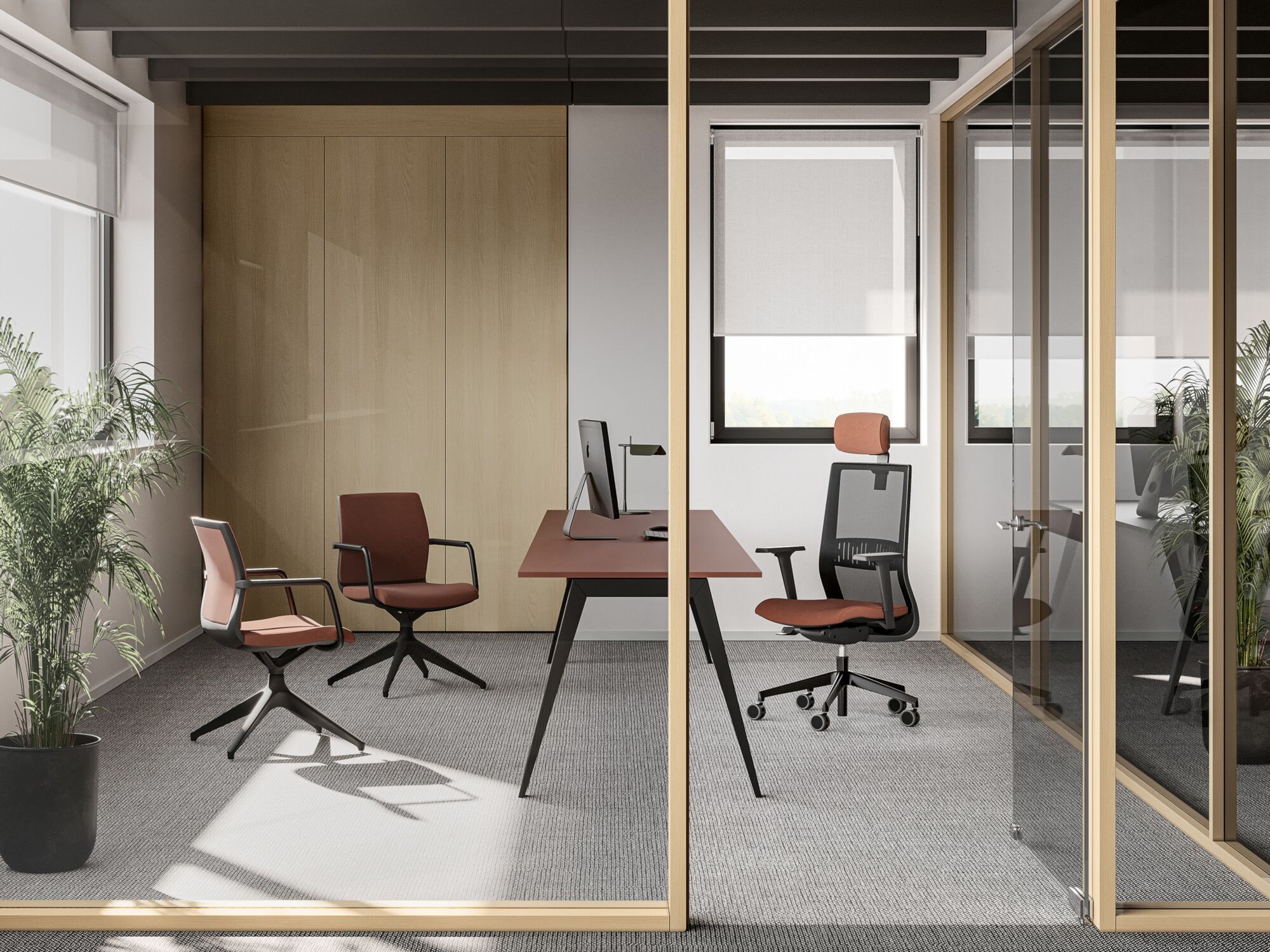 Офисное кресло с подголовником 5 спиц Kastel ARCH-00112694 - Вид №5