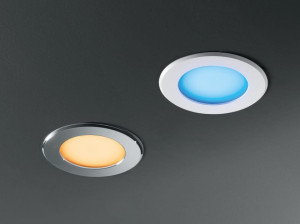 Алюминиевый встраиваемый прожектор с системой RGB