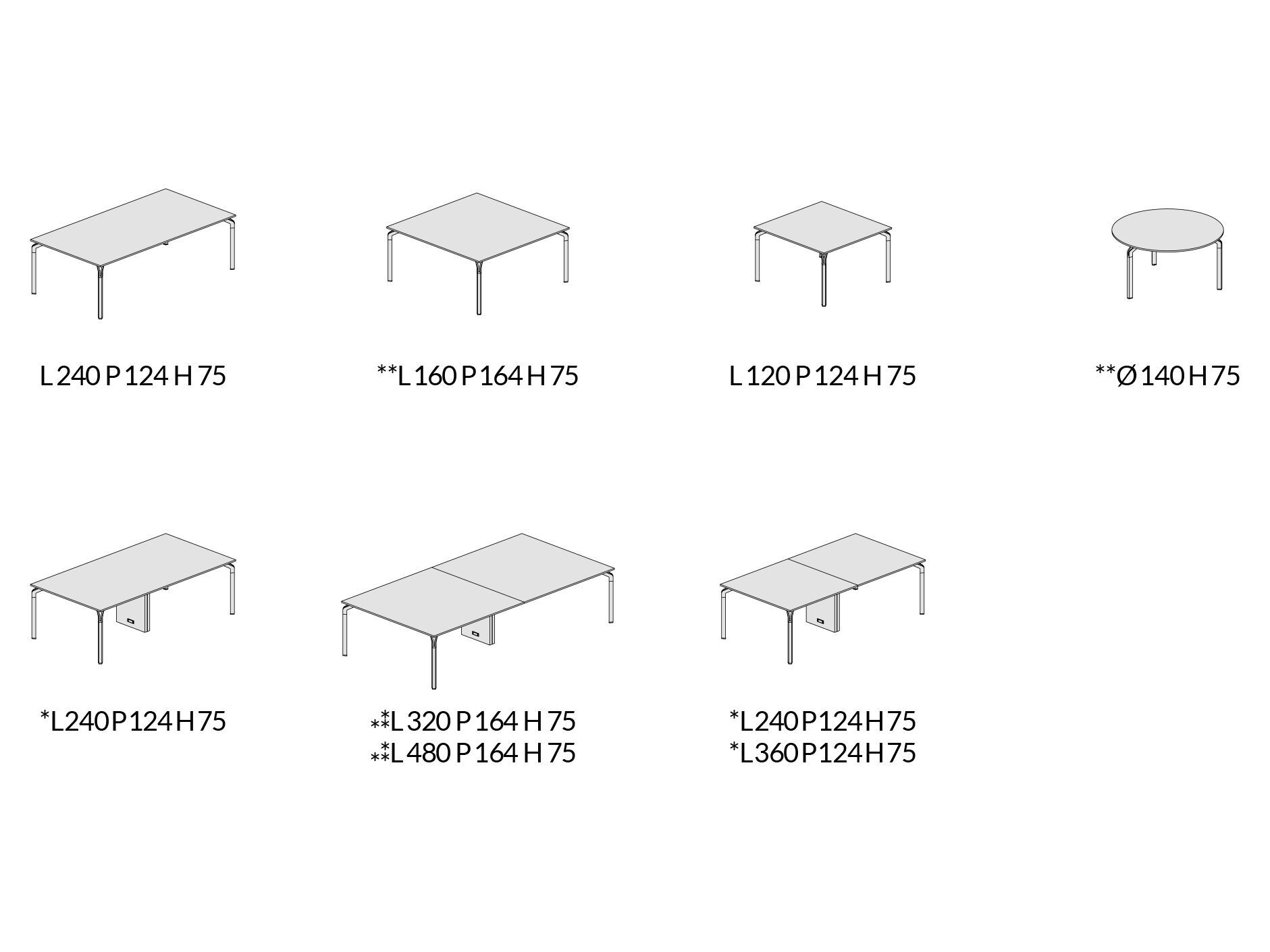 Кожаный стол / Стол для совещаний About Office йога ARCH-00140302 - Вид №8