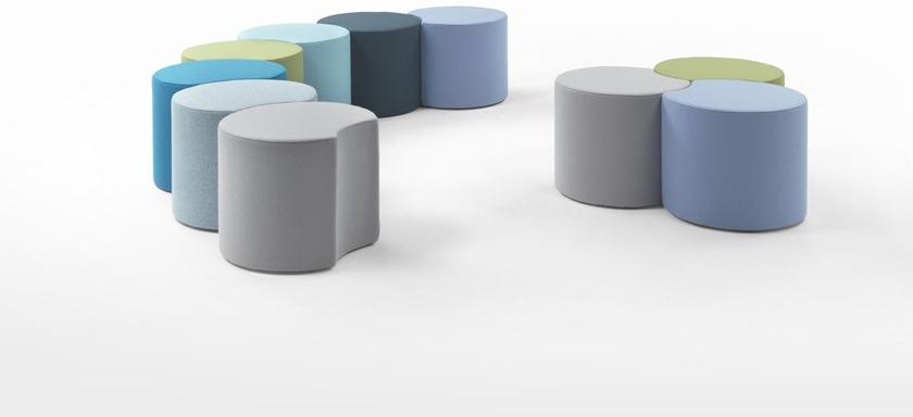 Marelli Круглый модульный пуф из ткани sun-id-1396992 - Вид №3