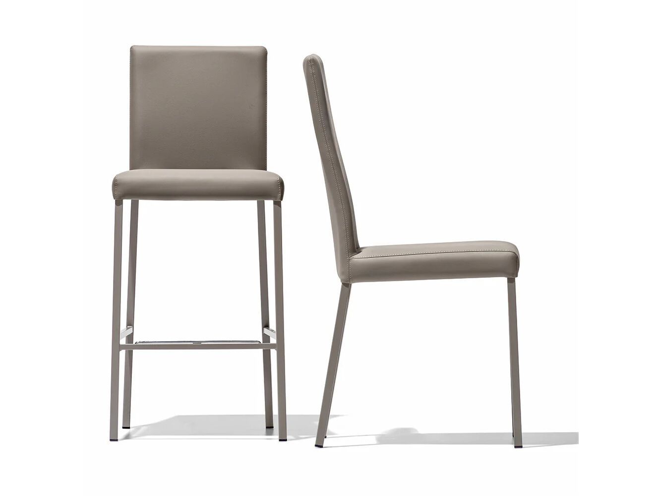 Стул из искусственной кожи с высокой спинкой Connubia GARDA ARCH-00126820 - Вид №2