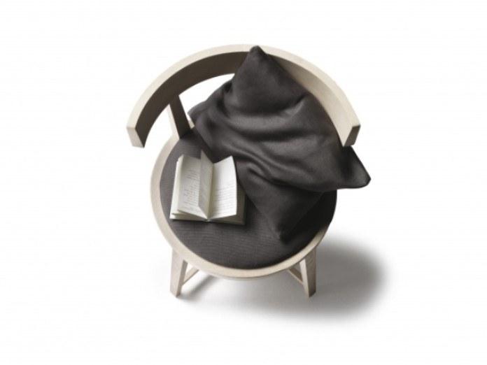 Flexform Стул из массива дерева со встроенной подушкой sun-id-1465888 - Вид №1