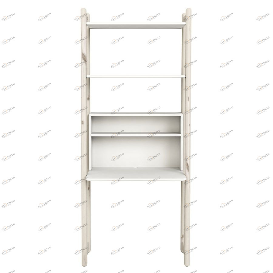 Гарнитур Maxi D, 1 полка и 1 ящик-органайзер, белый, искусственно состаренный Flexa 812671190