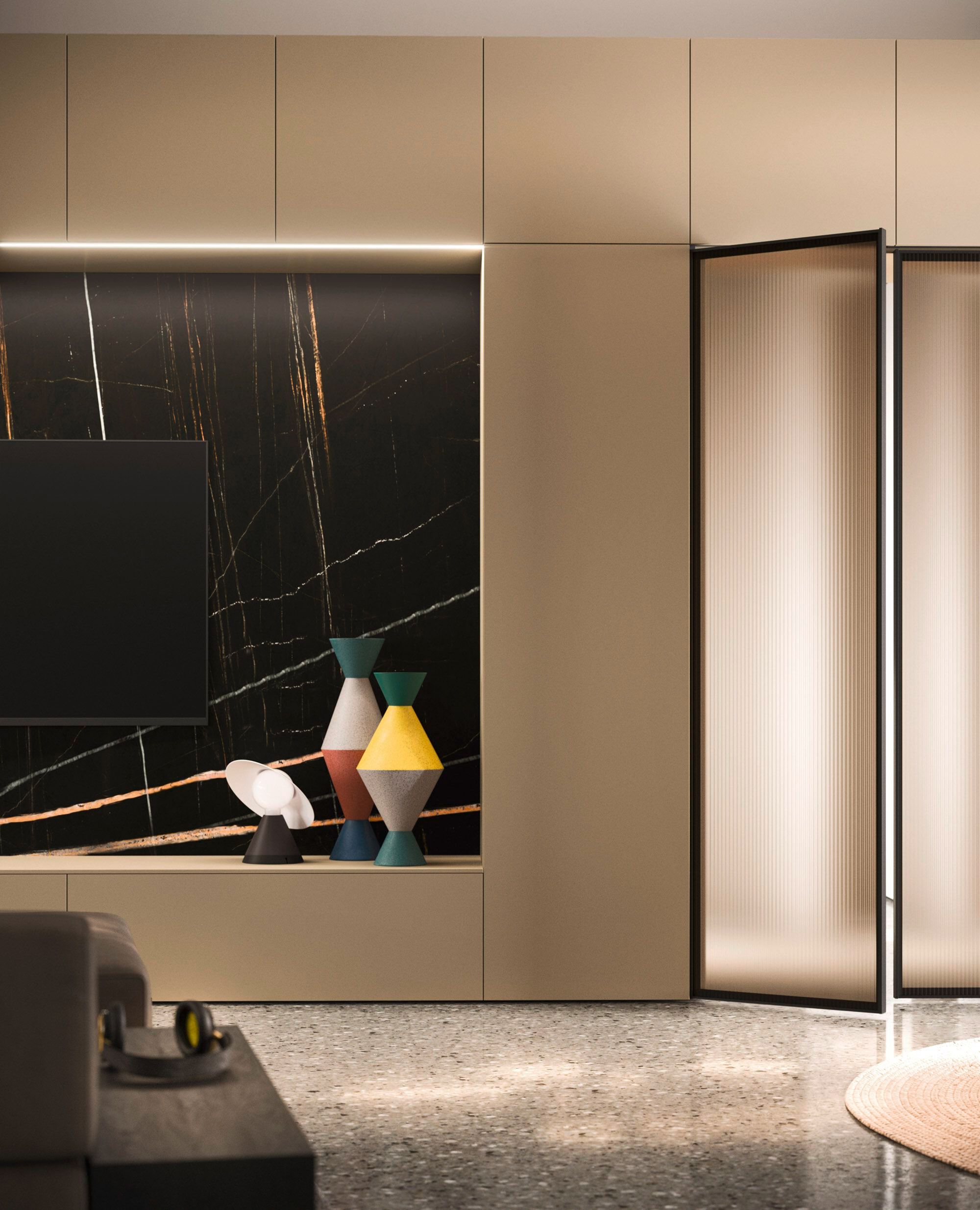 Оборудованная перегородка из алюминия и дерева Arrital Feeling Home ARCH-00023053 - Вид №2