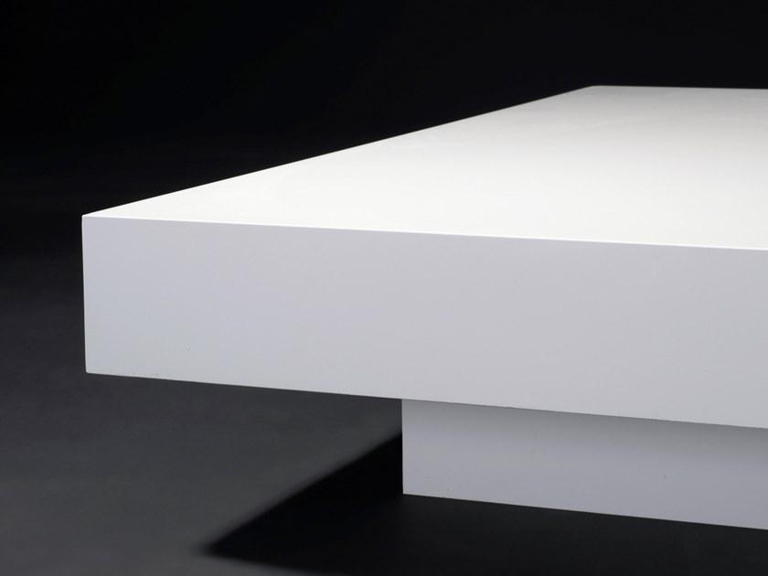 VGnewtrend Низкий квадратный лакированный журнальный столик sun-id-1411666 - Вид №3