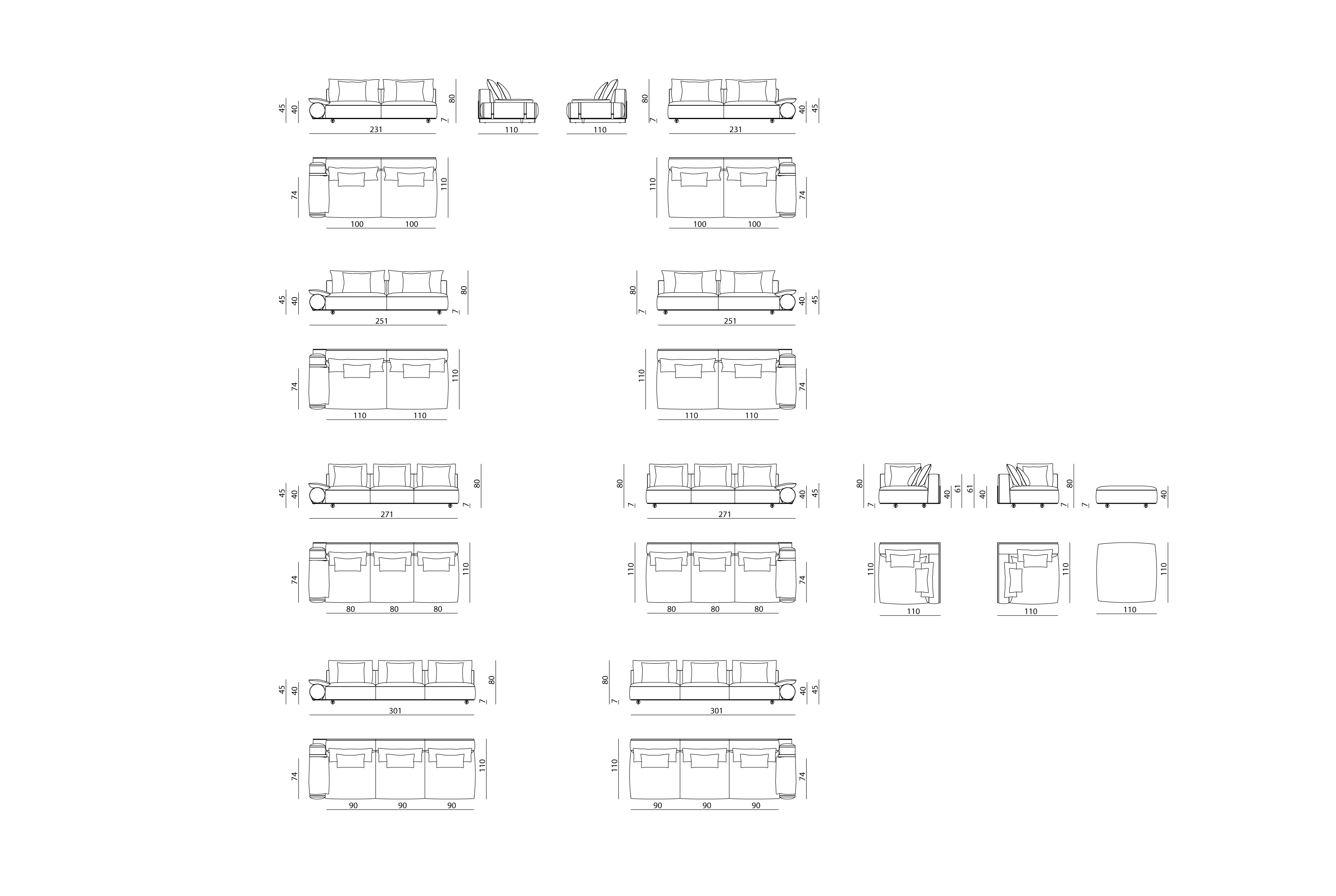 Donovan Roll Диван Visionnaire  - Вид №6