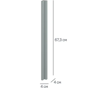 Santreyd Угловой элемент Неман для кухонного шкафа 4×67.3 см 86669433