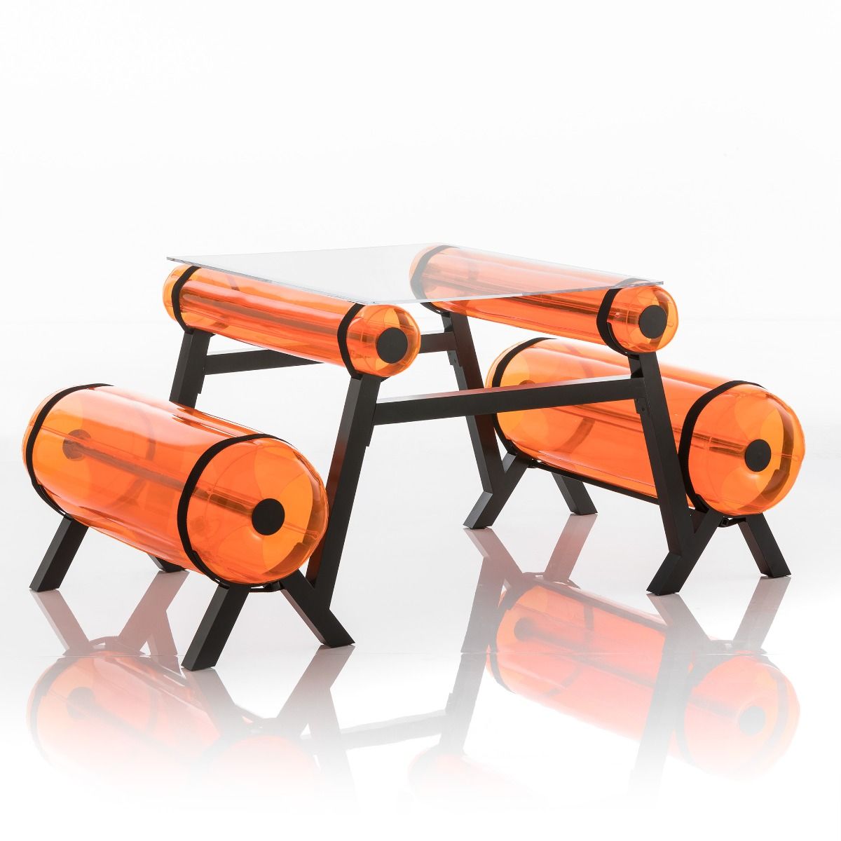 MOJOW ZIBA стол 1м Оранжевый TZCN1005OC