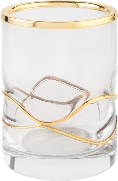 6621/CH Surya Crystal Stream, стакан, цвет хром 