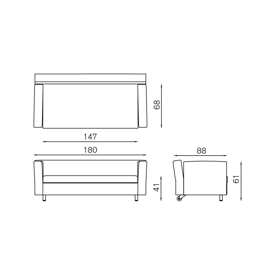 2-местный диван BALERI ITALIA BILL ARCH-00035171 - Вид №12