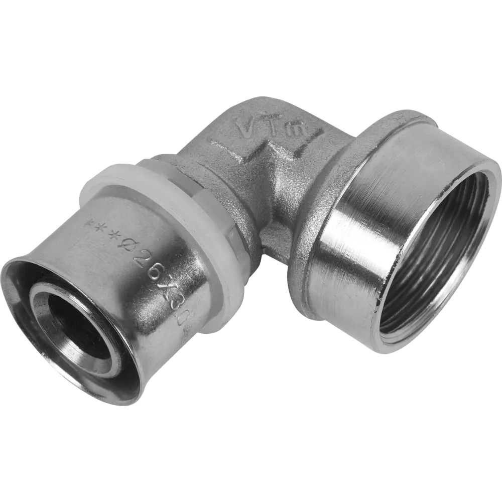Угол комбинированный 90° Valtec 1"x26 мм ВР никелированная латунь VTM.252.N.002606 15474655 STLM-2070007 