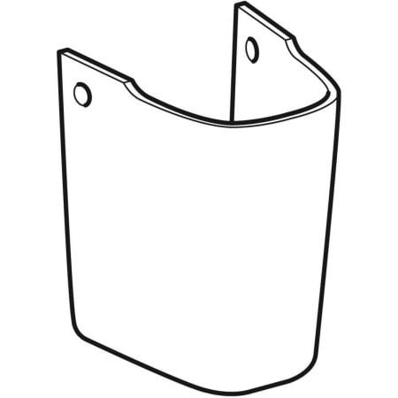 296250000 Полупьедестал Geberit Renova Compact Geberit  - Вид №1