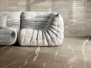 Пол / керамогранит с мраморным эффектом