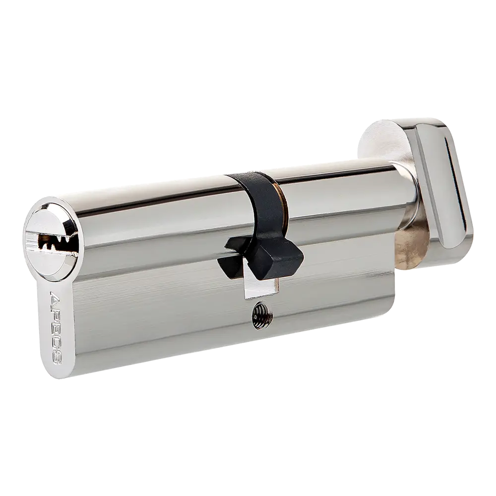 Цилиндр Apecs SM-70, 30х40 мм, ключ/вертушка, цвет никель STLM-2205793