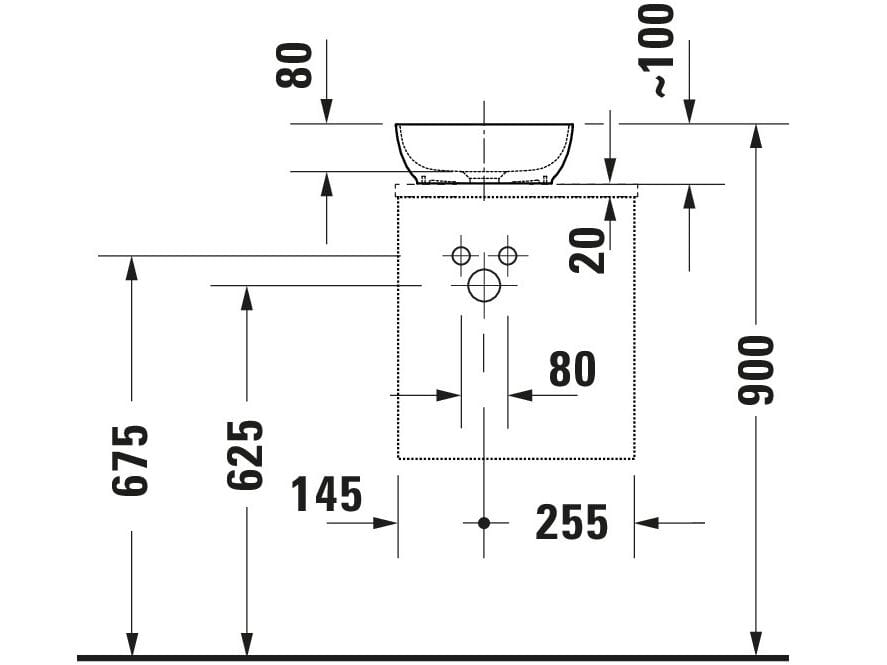 Деревянный подвесной умывальник с дверцами Duravit Sivida ARCH-00041844 - Вид №2
