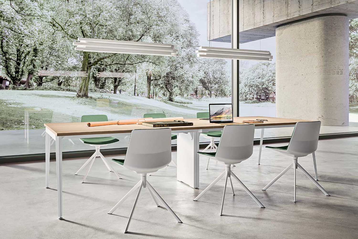 Алюминиевый светодиодный подвесной светильник Quadrifoglio Group Дизайнерское освещение ARCH-00055661 - Вид №5