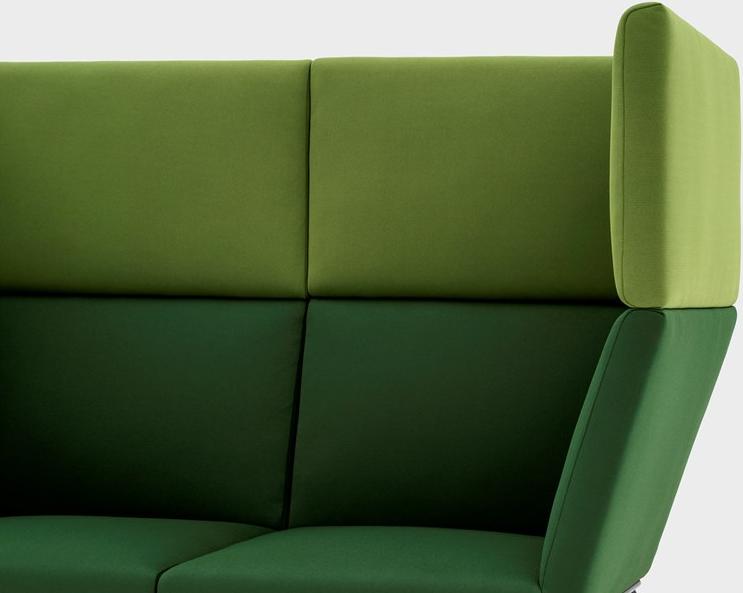 Viganò 2-х местный тканевый диван с высокой спинкой George sun-id-1361719 - Вид №1