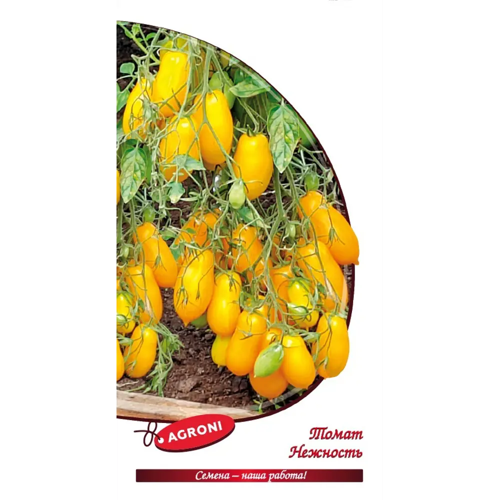 Семена томата Нежность AGRONI - желтые среднеранние для открытого грунта 89400861 STLM-1571725