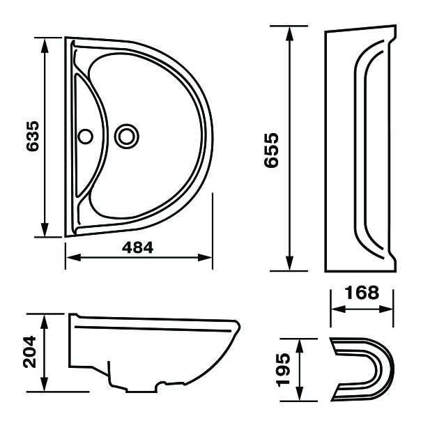 1782 Престиж 63, декор «Цветы» Строй керамика сервис Santreyd  - Вид №4