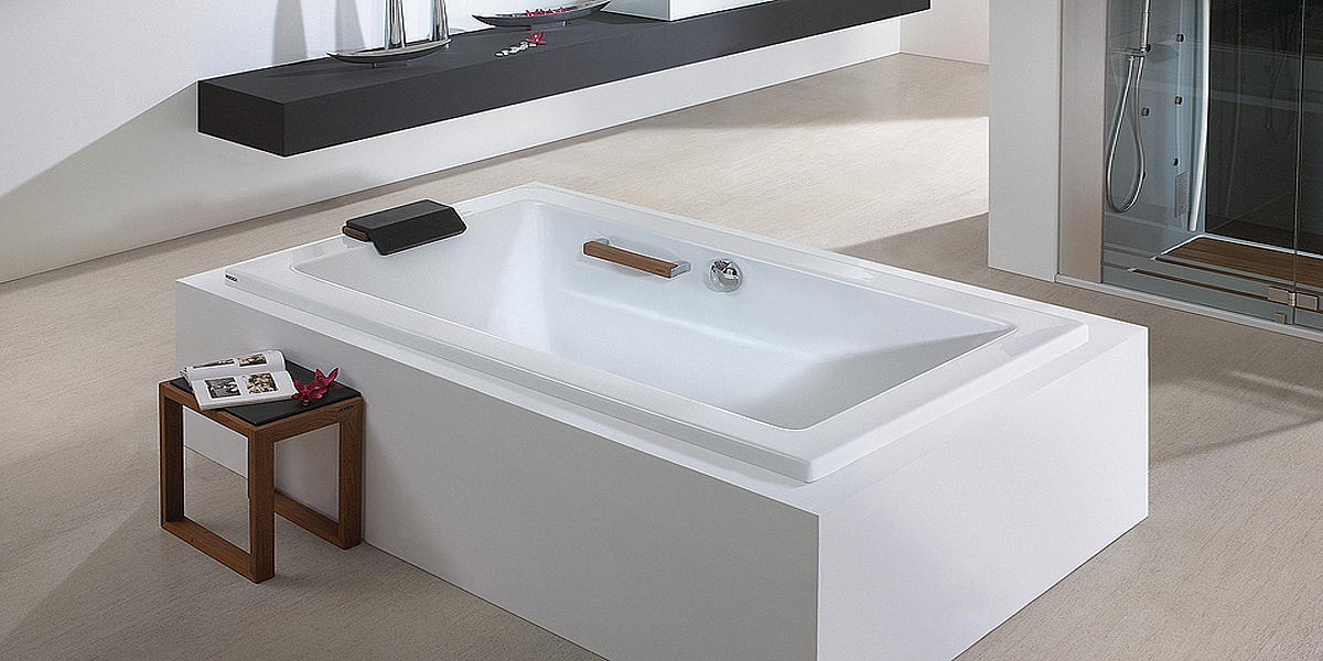 Ванна встраиваемая SCELTA 190х80 см с аэромассажем Deluxe HOESCH 3670 - Вид №1