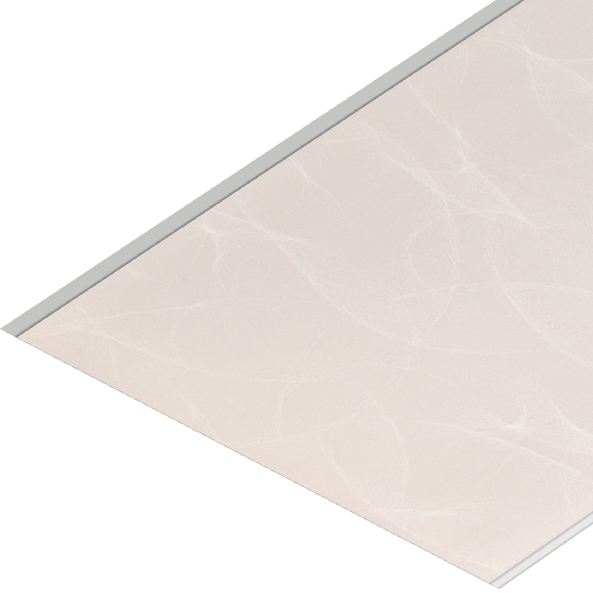 81947507 Панель ПВХ Грейс молочный 8 мм 2700х250 мм 0.675 м² Santreyd  - Вид №1