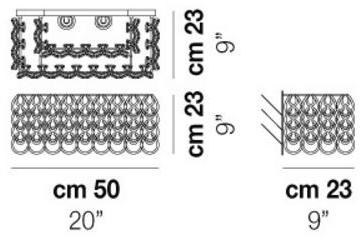 Vetreria Vistosi Хрустальный бра Minigiogali sun-id-1374772 - Вид №2