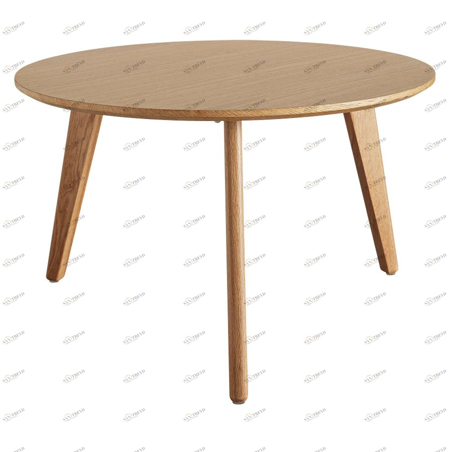 Столик Nordic со столешницей из светлого дуба, D70 см Innovation Living NORDICD70OAK