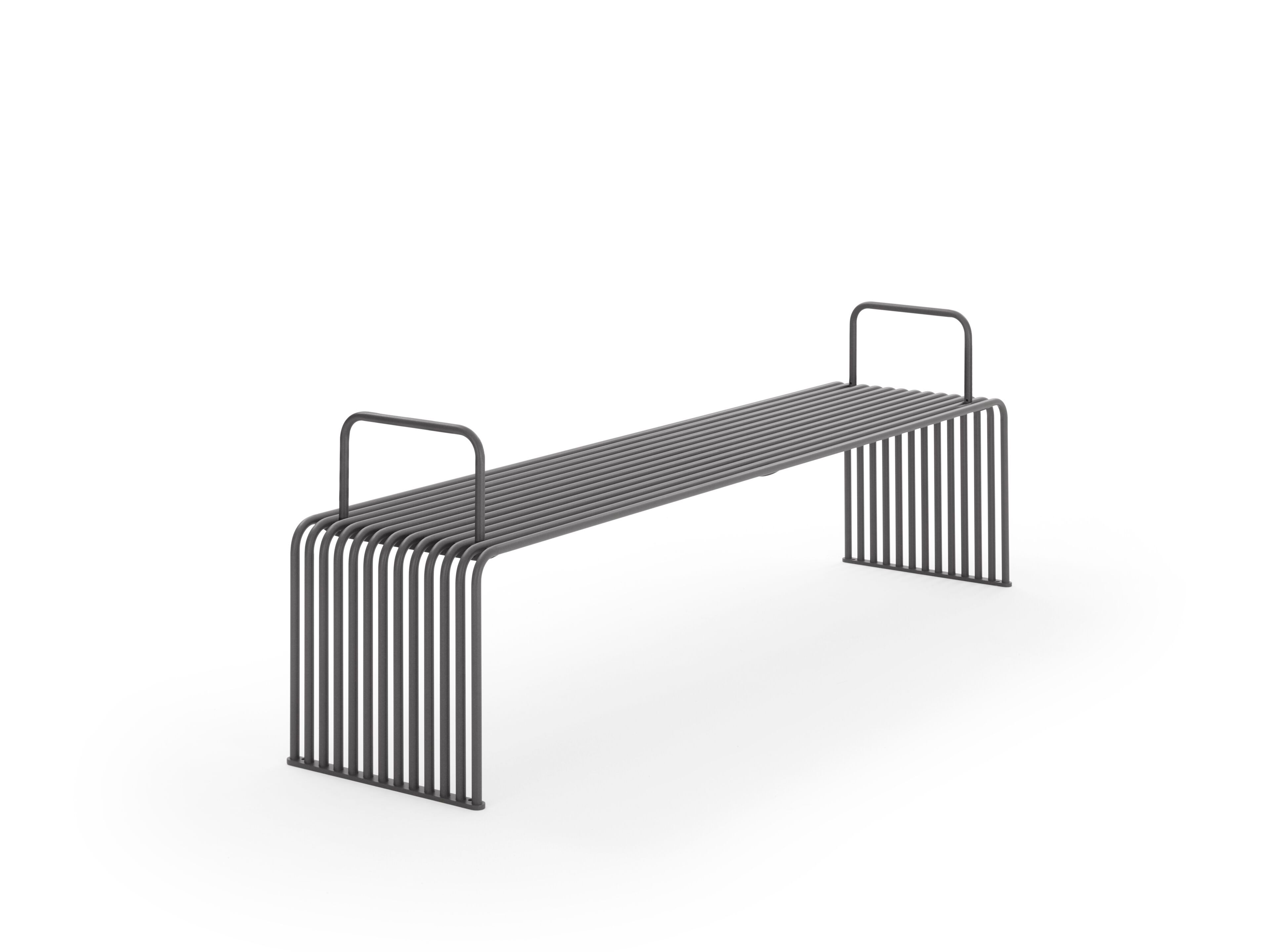 Recyclable металлическая скамья без спинки Urbantime Zeroиндексы.015 ARCH-00044732 - Вид №3